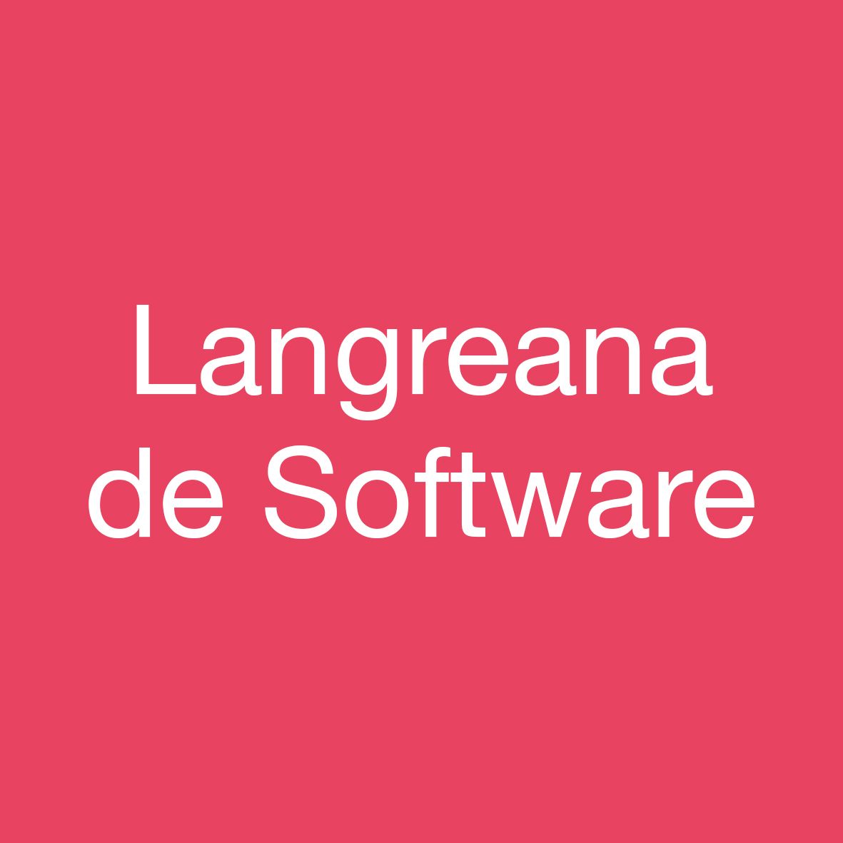 Langreana de Software Basico Estudio naming