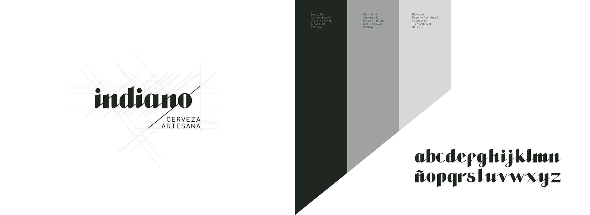 Marca diseñada para cerveza Artesanal Indiano por Basico Estudio