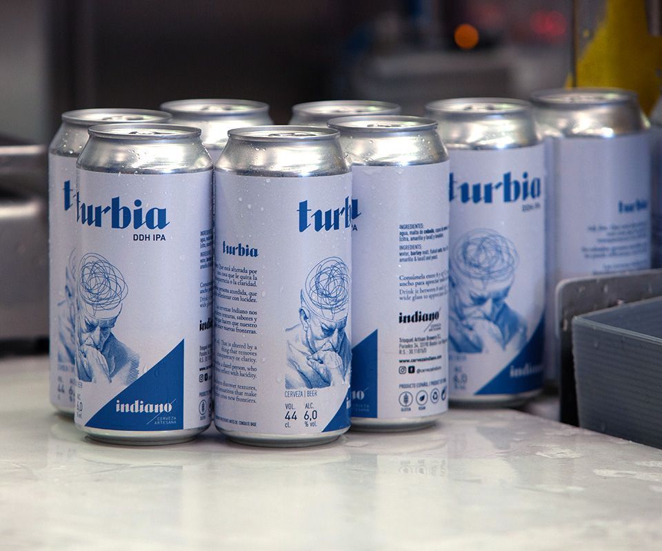 Packaging Turbia Cerveza Artesanal Basico Estudio Gijón