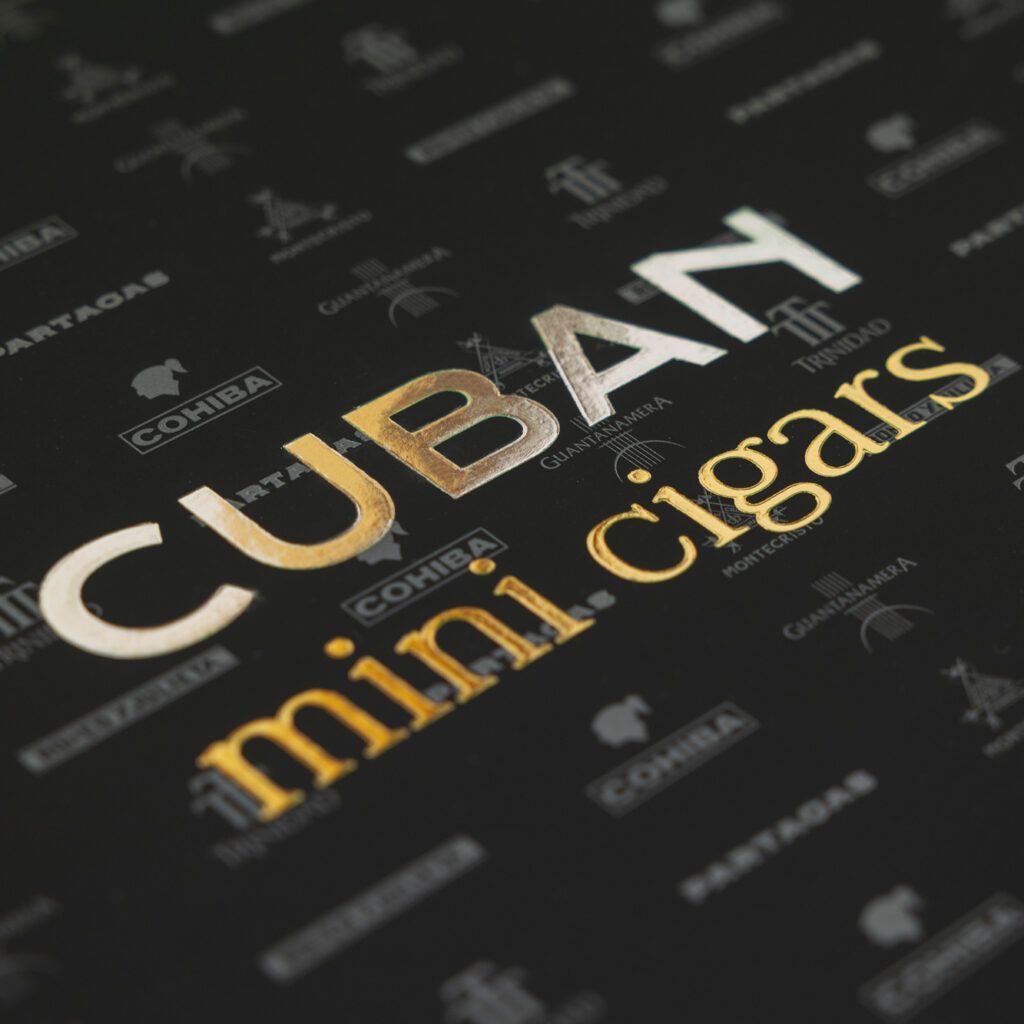 Caja lujo Cuban mini cigars
