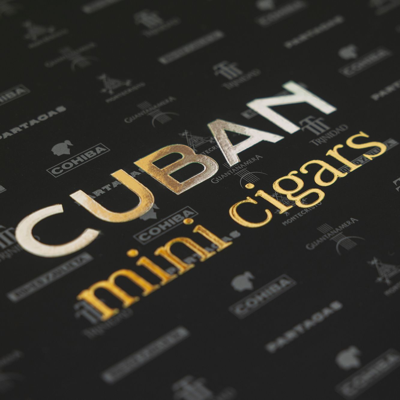Caja lujo Cuban mini cigars