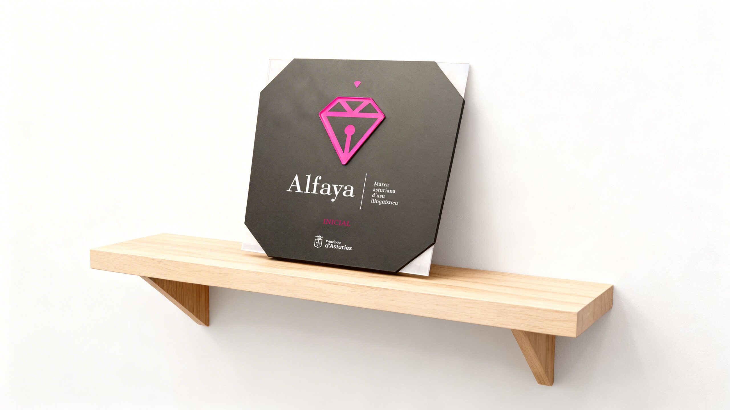 Placa vertical Alfaya